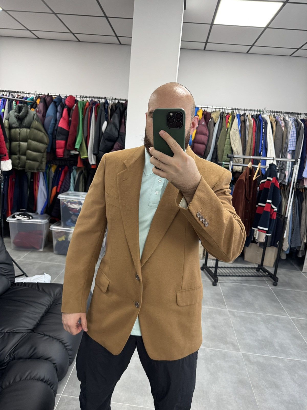 Corneliani Corneliani Linea Sartoria Wool Cashmere Blazer Men Size 52R Size 52R - 2 Thumbnail