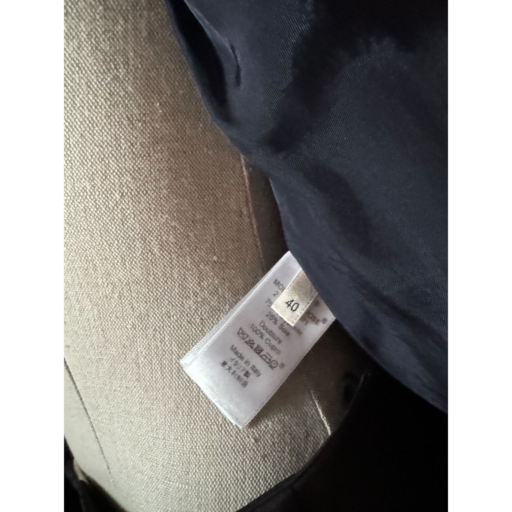 Celine Resort 2013 by Phoebe Philo Navy Blue Blazer Jacket Size M / US 6-8 / IT 42-44 - 8 Thumbnail