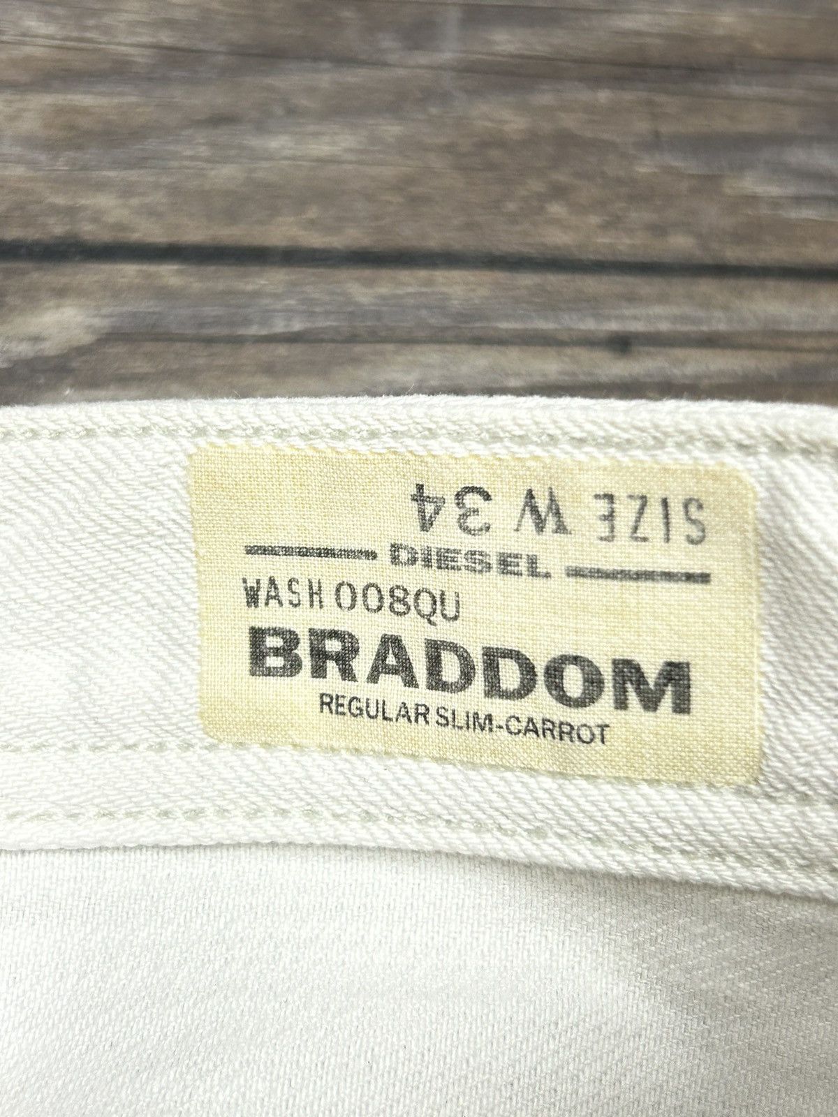 Diesel Diesel Casual Straight Leg Denim Size US 34 / EU 50 - 6 Thumbnail