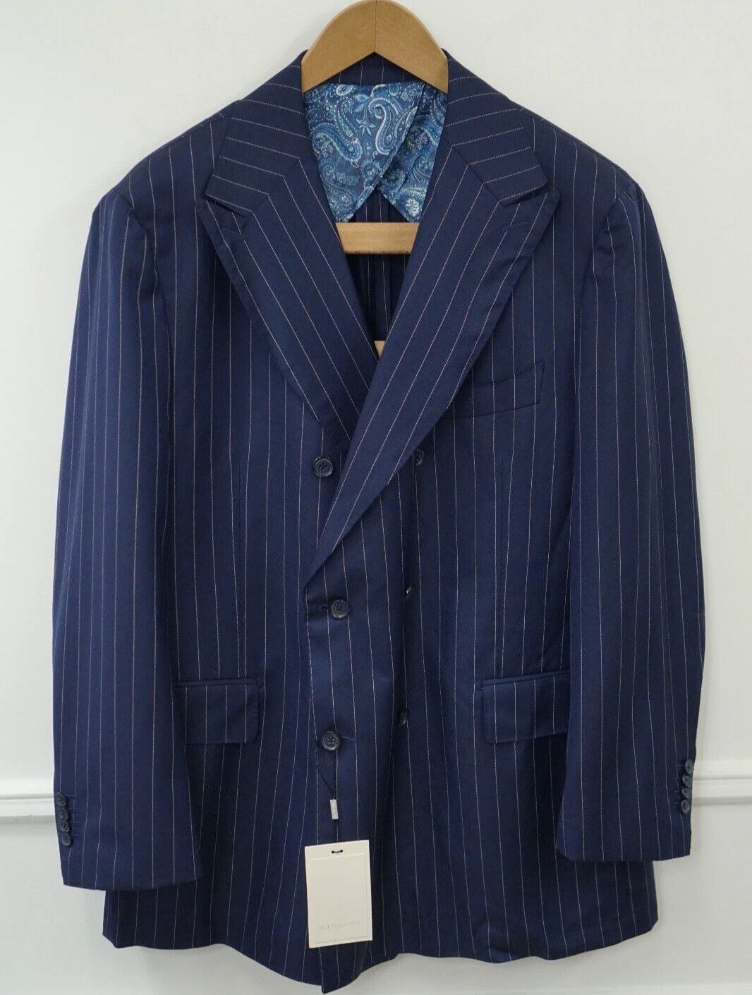 Suitsupply Men Suitsupply Blazer La Spalla Double Breasted Peak US50S Size 50S - 1 Thumbnail