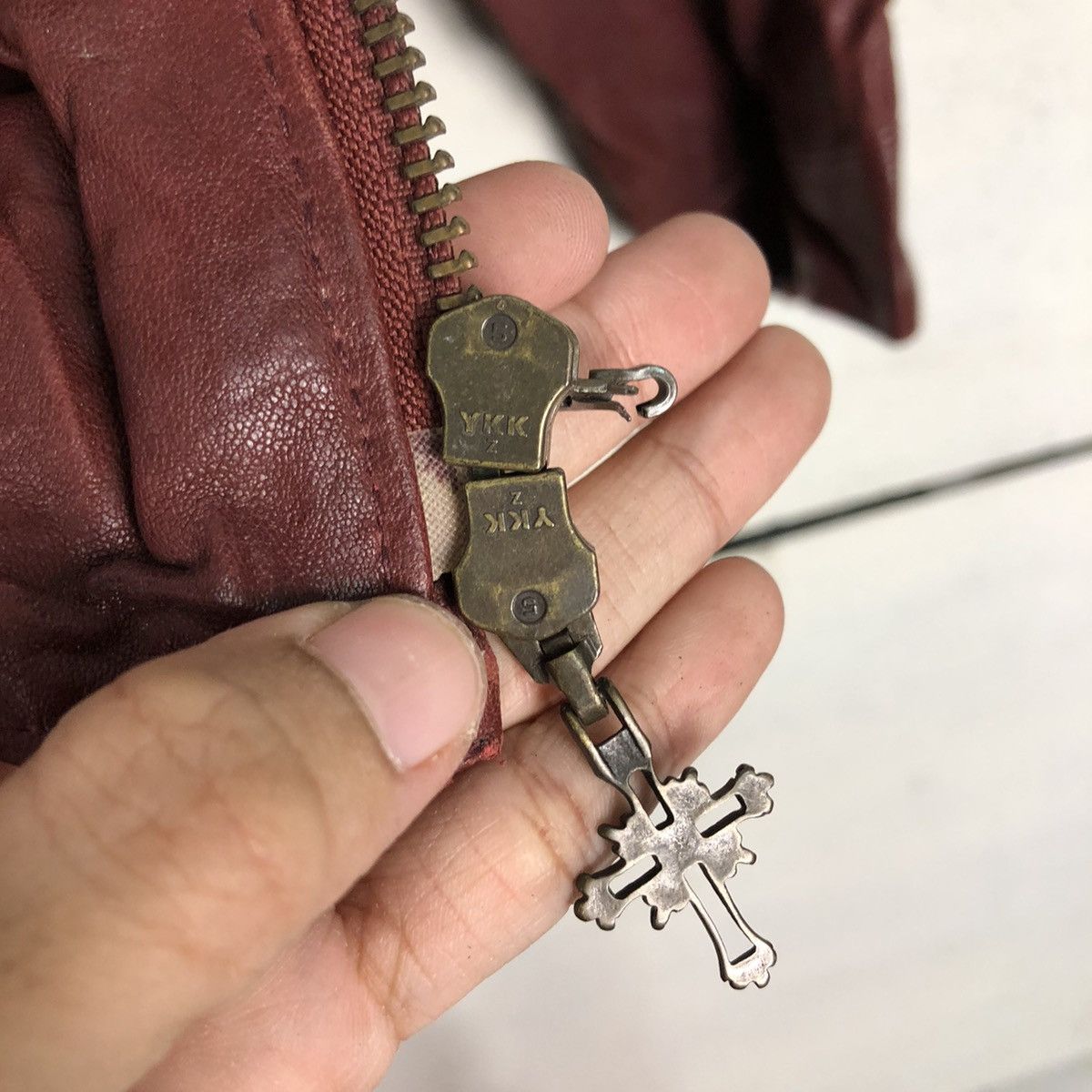 Japanese Brand 📌Vintage Biker Leather Jacket Santa Fe Bondage Issey Miyake Size US M / EU 48-50 / 2 - 18 Thumbnail