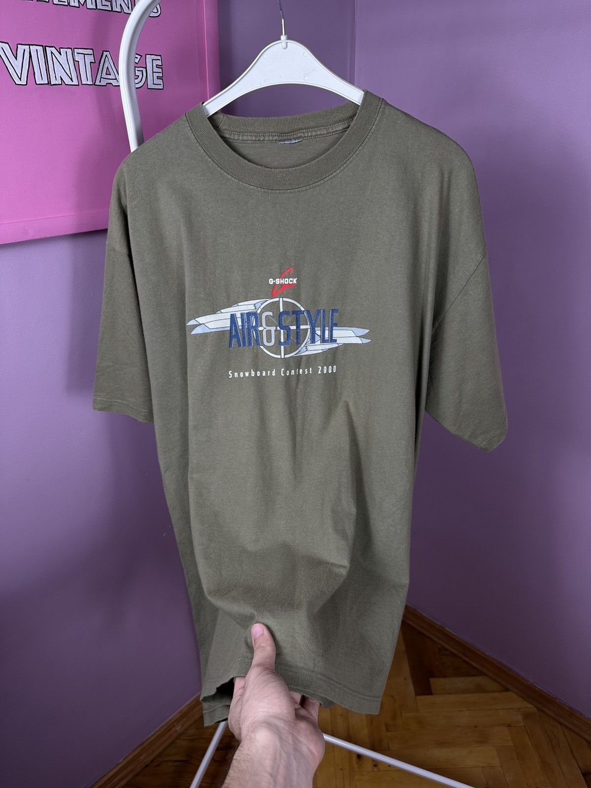 Quiksilver 2000 Quiksilver X G-Shock T-Shirt Snowboard Contest Size US L / EU 52-54 / 3 - 11 Thumbnail