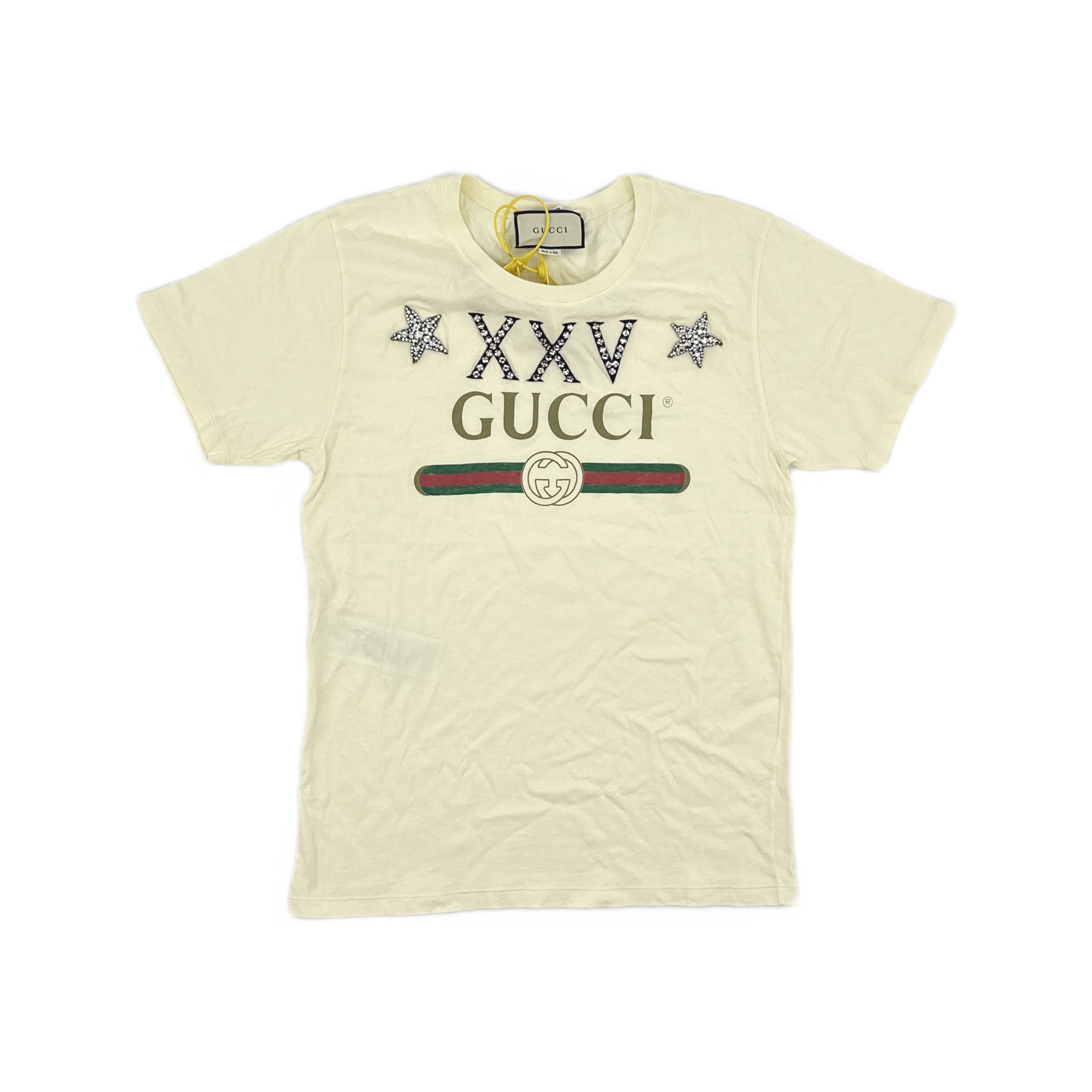 Gucci Gucci Crystal XXV Star Logo T-Shirt Size S Size S / US 4 / IT 40 - 1 Thumbnail