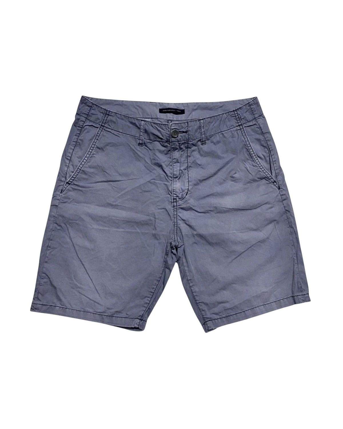 John Varvatos John Varvatos Cotton Chino Shorts Washed Gray Casual Size US 32 / EU 48 - 1 Thumbnail