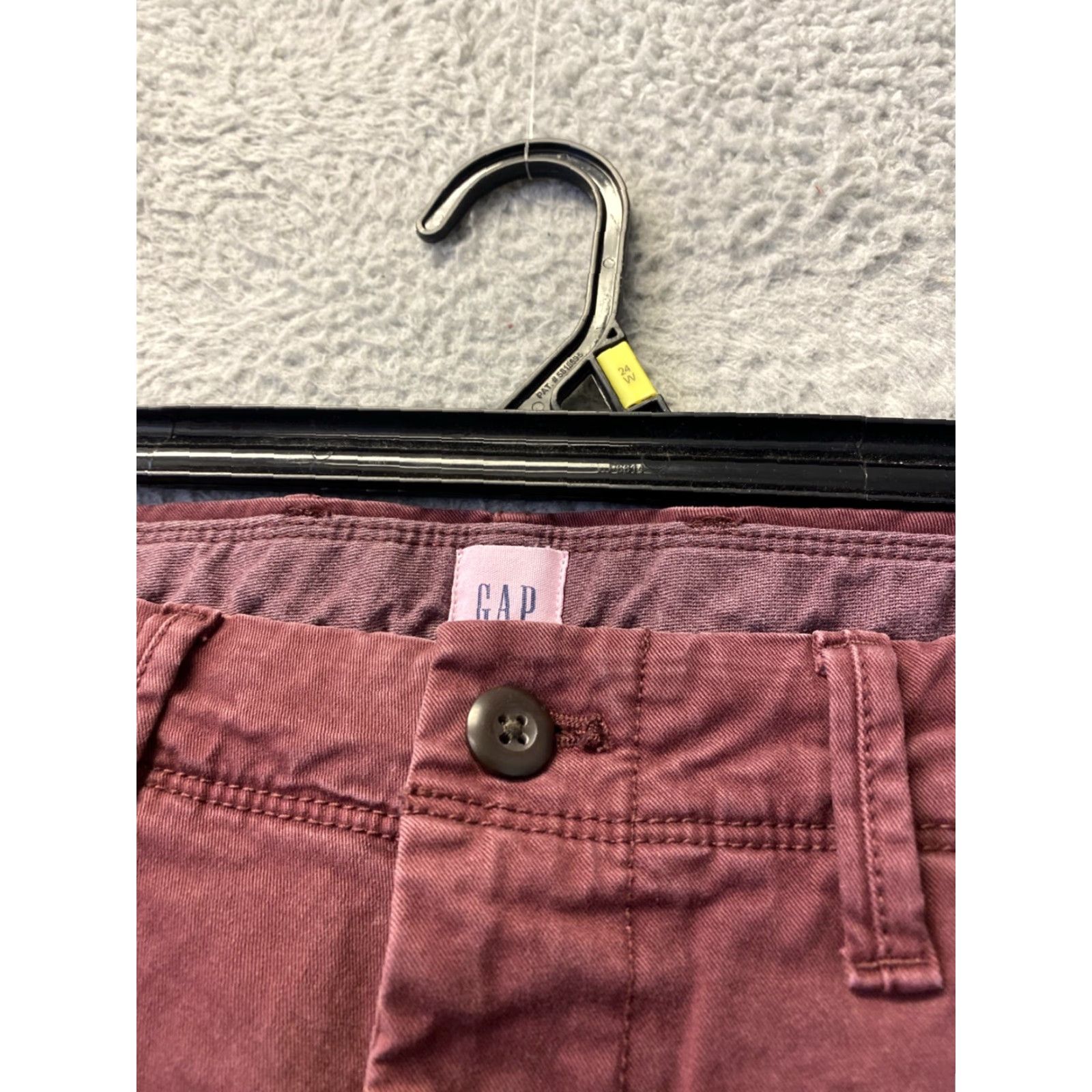 Gap Gap Mens Chino Pants Slim Fit 31X30 Red Twill Stretch /0246 Size US 31 - 3 Thumbnail