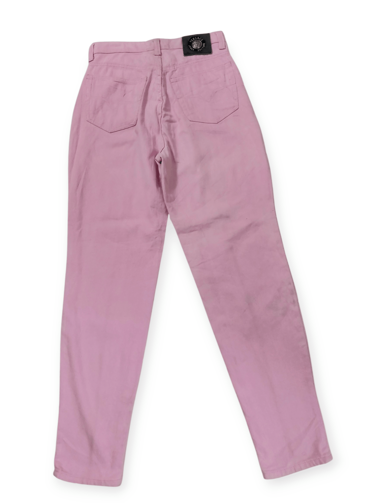 Versace 🔥 VTG 🔥 Versace Jeans Couture Pinky Denim Pants Size 29" - 10 Thumbnail