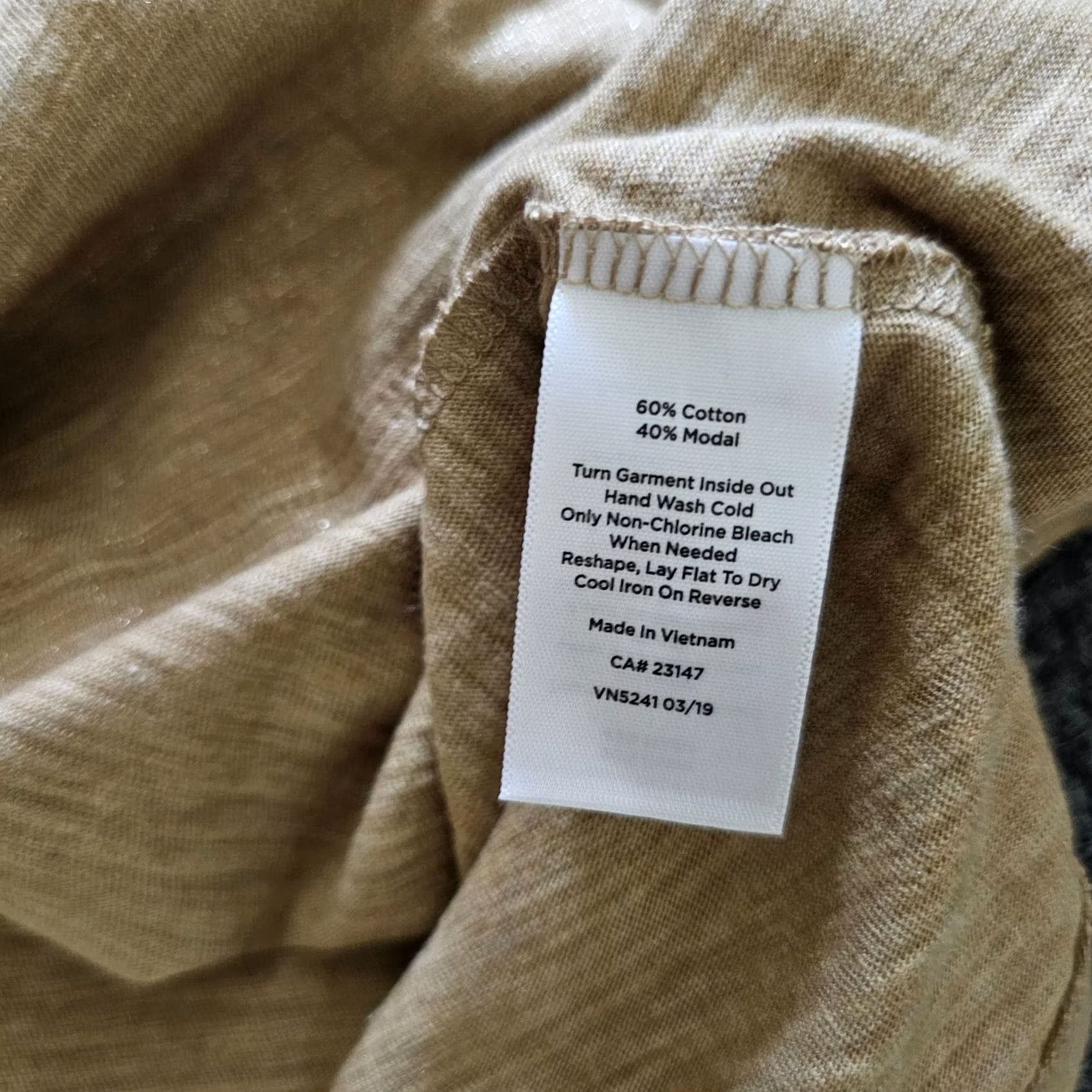 Talbots Talbots Top Womens 0X Beige Gold Shimmer Short Sleeve Round Neck Blouse Size XL / US 12-14 / IT 48-50 - 7 Thumbnail