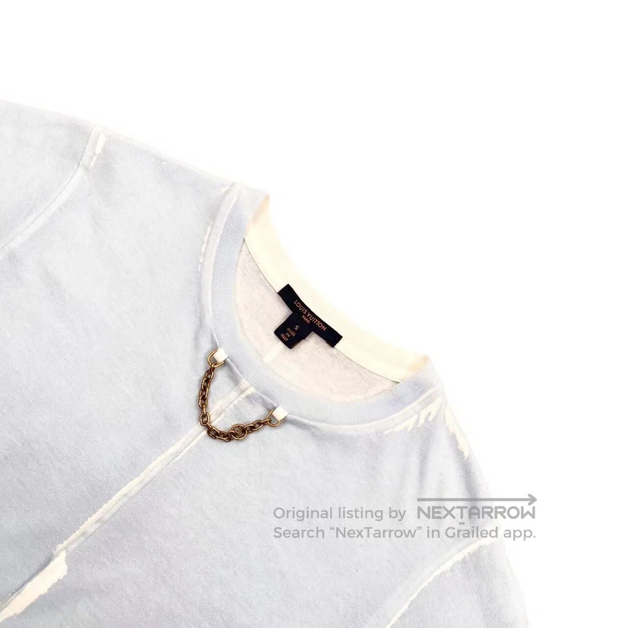 Louis Vuitton Louis Vuitton 23SS chain logo short sleeves| Size S / US 4 / IT 40 - 3 Thumbnail