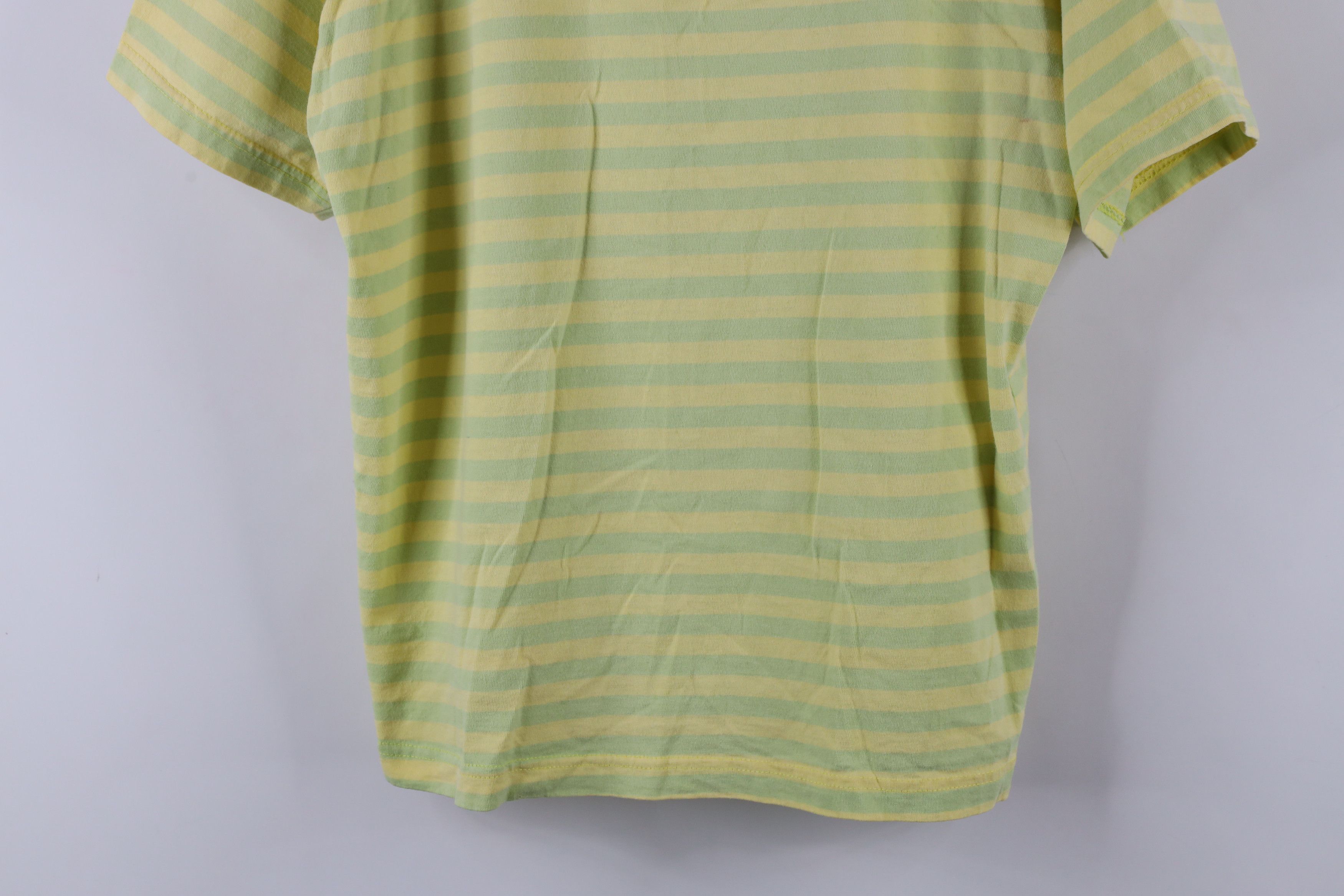 Vintage Vintage 90s Streetwear Striped Short Sleeve T-Shirt Size L / US 10 / IT 46 - 3 Thumbnail