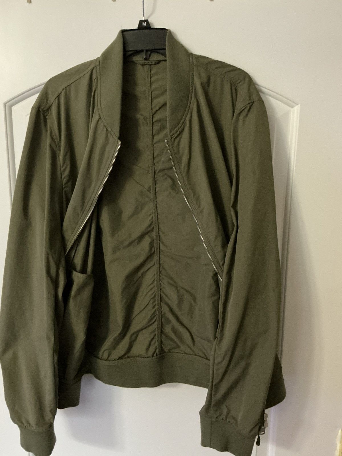 Allsaints Size XXL - AllSaints Bassett Ramskull Bomber Jacket Green Size US XXL / EU 58 / 5 - 3 Thumbnail