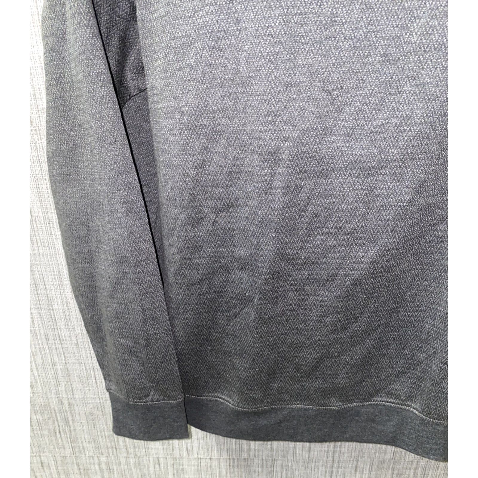 Hart Schaffner Marx Hart Schaffner Mens Gray Cotton 1/2 Zip Pullover Jacket Size L Size US L / EU 52-54 / 3 - 4 Thumbnail