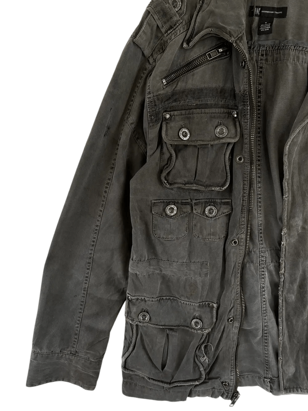Vintage Vintage Cargo Jacket Pocket Mens Military Style Size US L / EU 52-54 / 3 - 6 Thumbnail