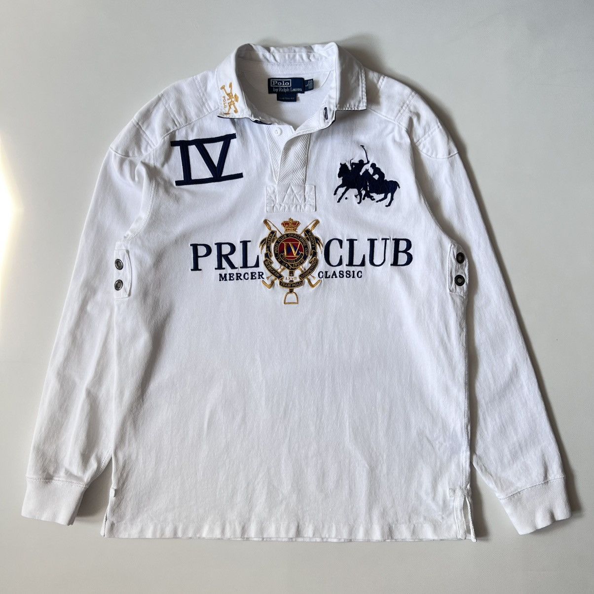 Polo Ralph Lauren Vintage Rare Ralph Lauren Mercer rugby shirt Size US L / EU 52-54 / 3 - 1 Thumbnail