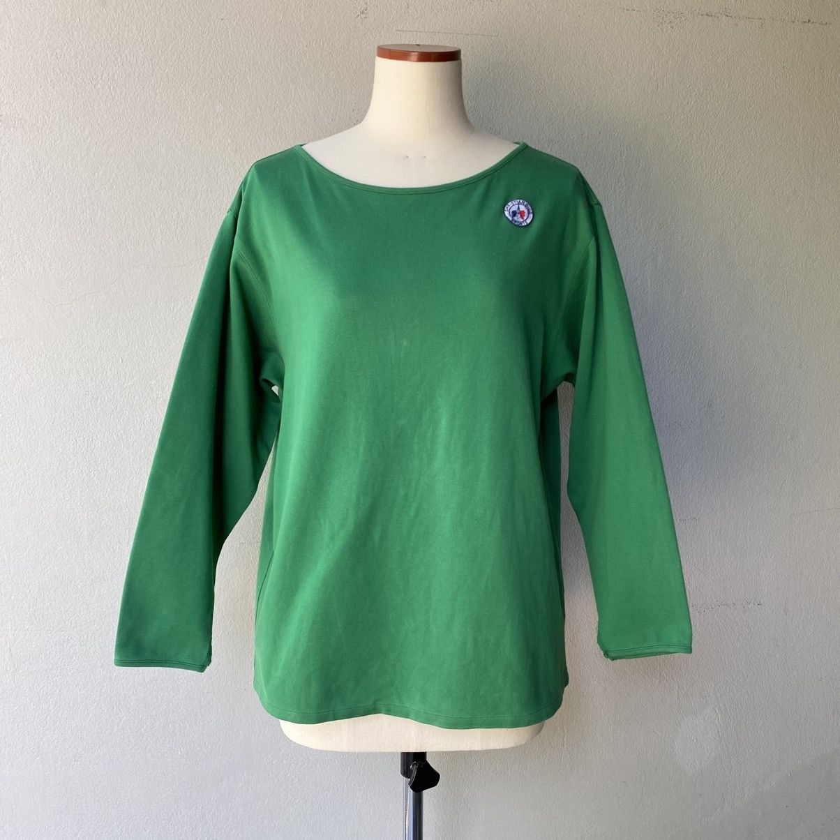 Dior Christian Dior Green Long Sleeve Back-Snap Top with Logo Size M / US 6-8 / IT 42-44 - 12 Thumbnail