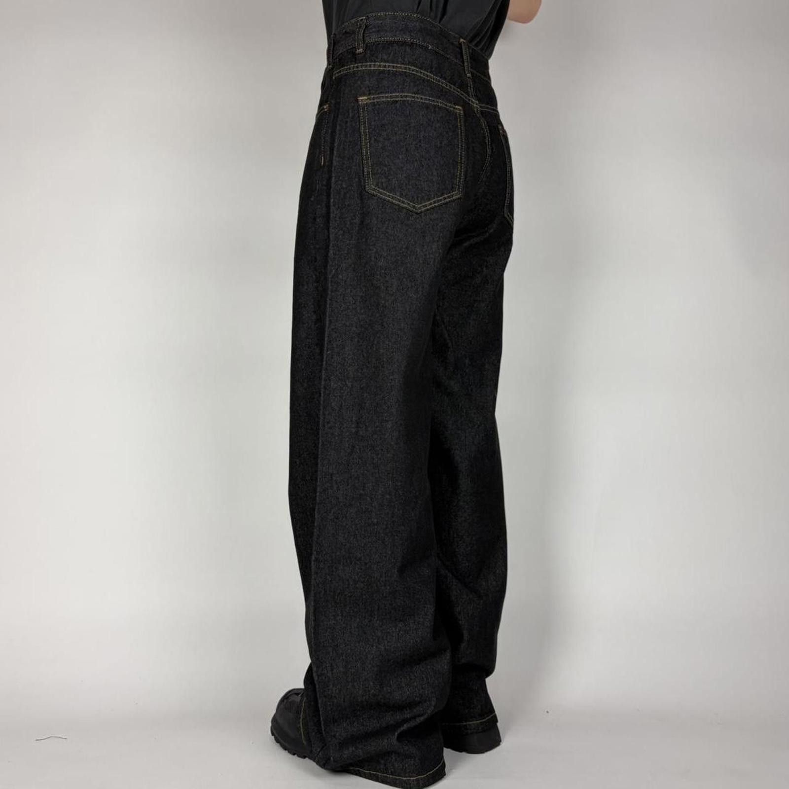 Other Dark Denim Wide Leg Jeans Size US 32 / EU 48 - 3 Thumbnail
