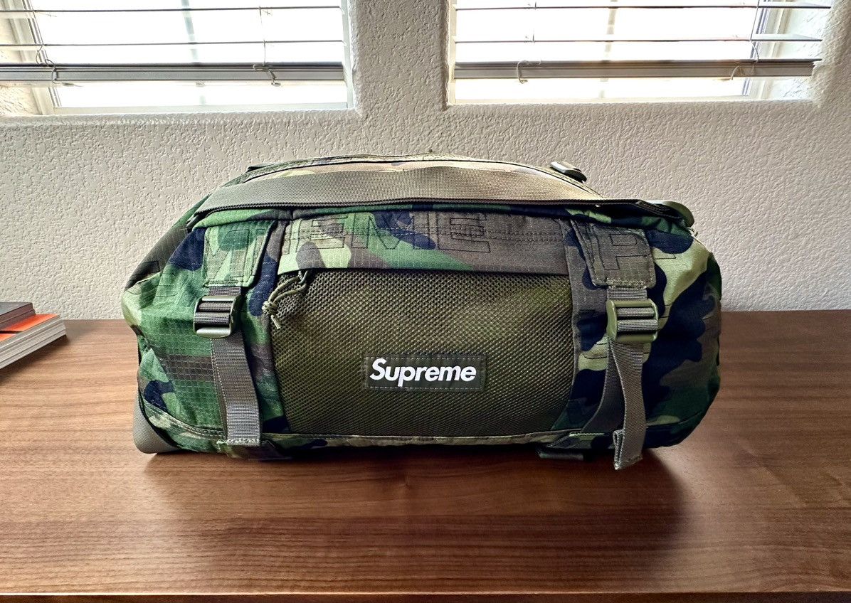 Supreme Supreme Duffle Bag Woodland Camo - FW21 | Grailed