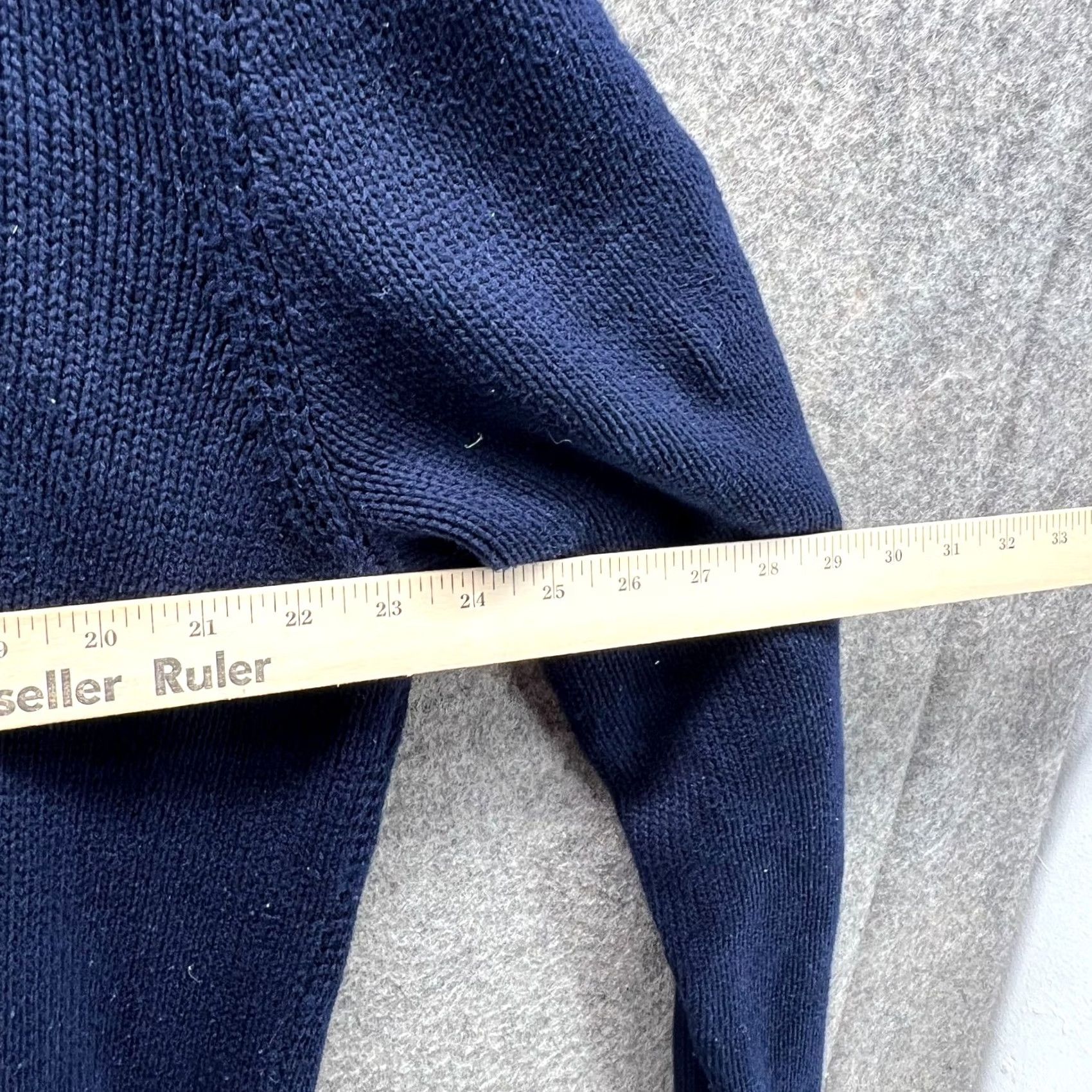 Polo Ralph Lauren VINTAGE Polo Ralph Lauren Sweater Men XL Blue Navy Pullover Fleece Pony Knit Crew Neck Draped All Seasons Gift Size US XL / EU 56 / 4 - 3 Thumbnail