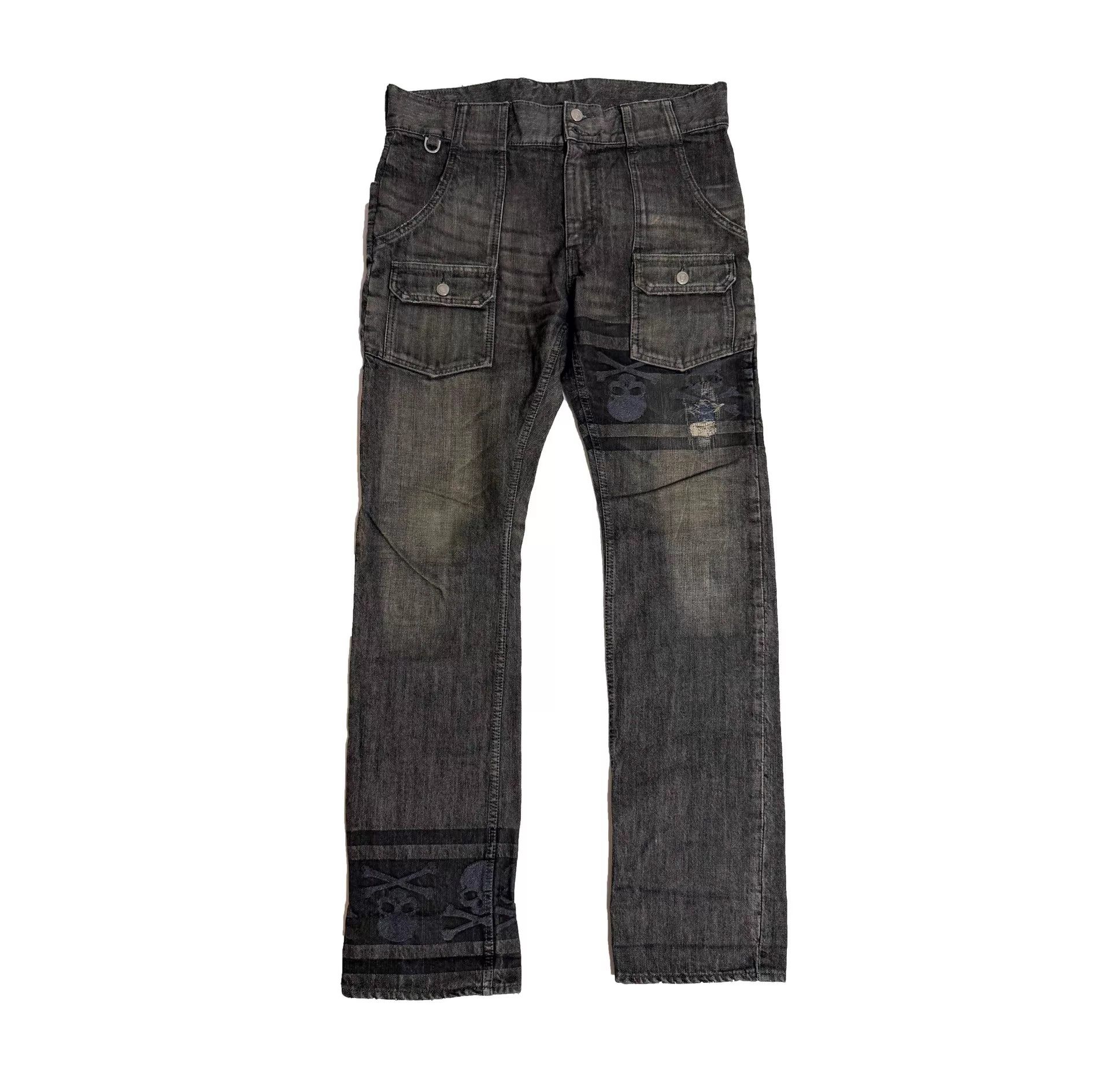 Mastermind Japan mastermind japan 11aw mindblow black 2waist bush pants Size US 34 / EU 50 - 1 Thumbnail