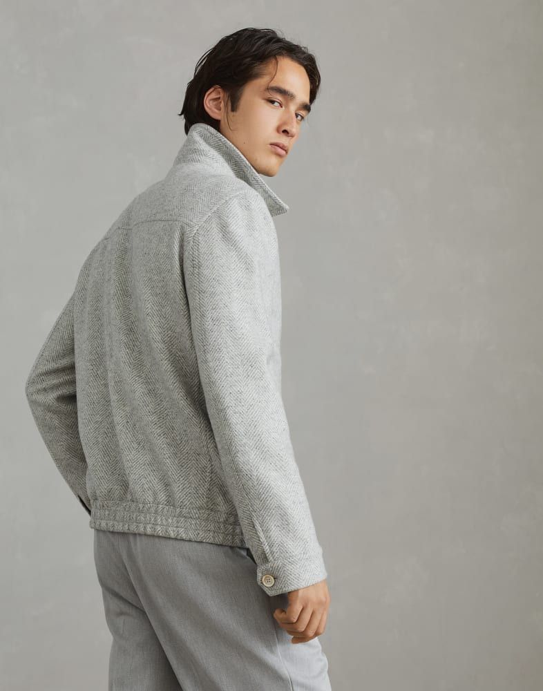 Brunello Cucinelli o1w1db10825 Jacket in Grey Size US S / EU 44-46 / 1 - 5 Thumbnail