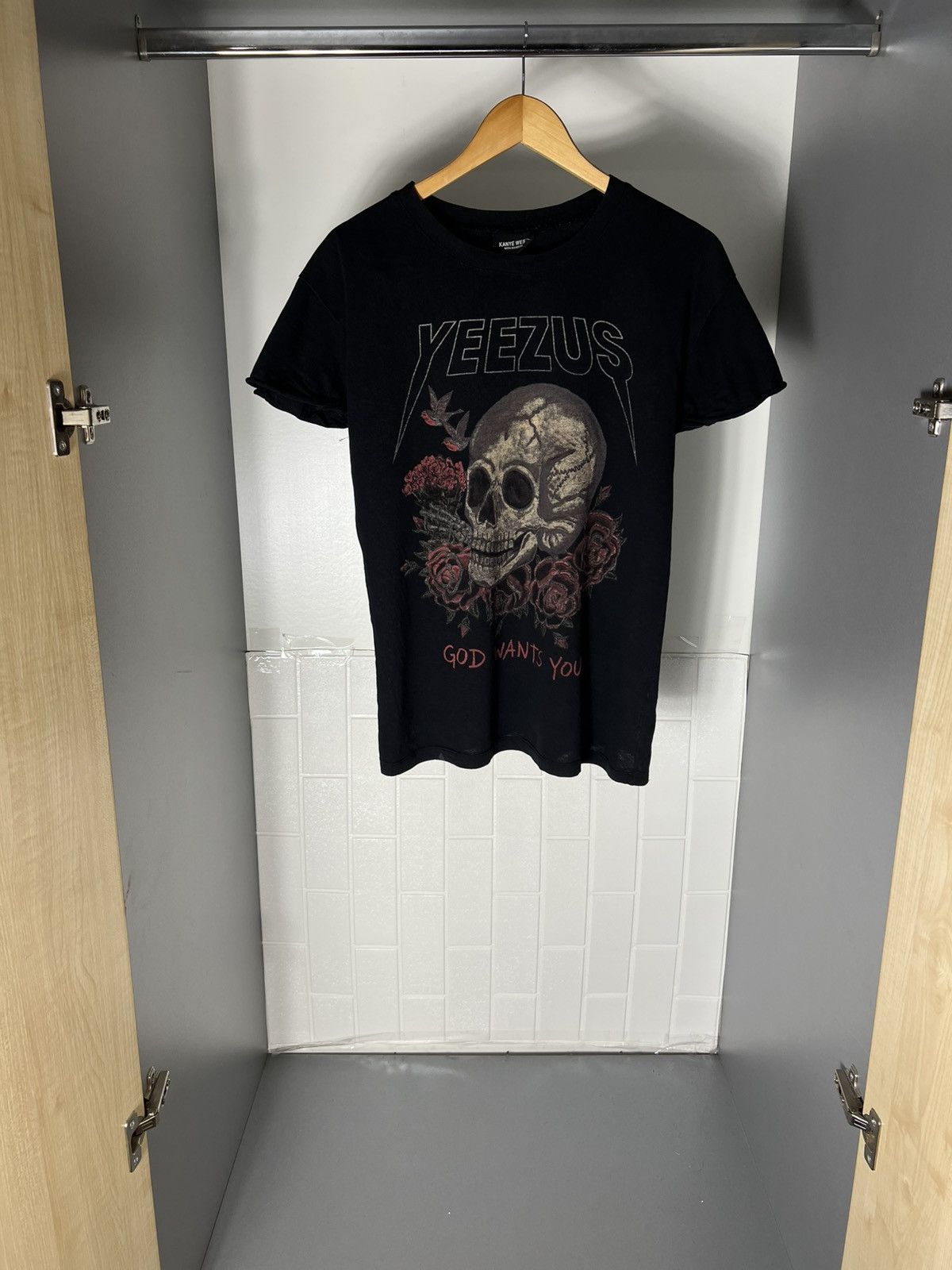 Vintage VERY RARE KANY WEST YEEZUS TOUR PABLO YEEZY ALBUM Y2K 90s Size US S / EU 44-46 / 1 - 1 Thumbnail