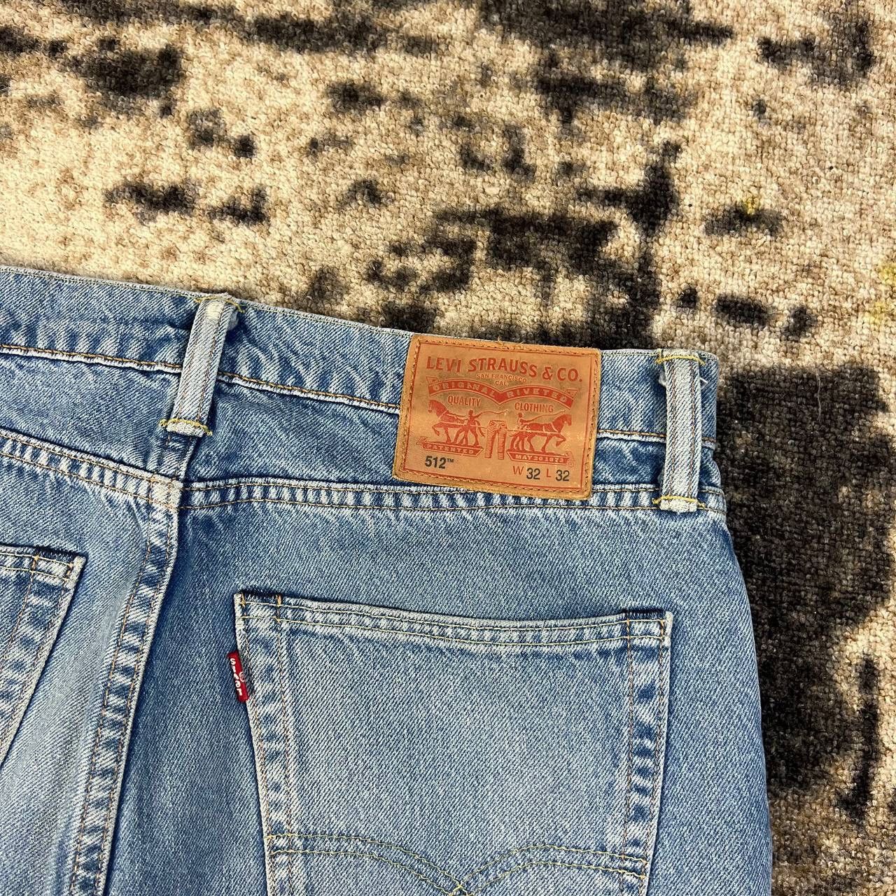 Levi's 512 Levis Vintage Blue Denim Jeans Streetwear Style Size US 32 / EU 48 - 4 Thumbnail