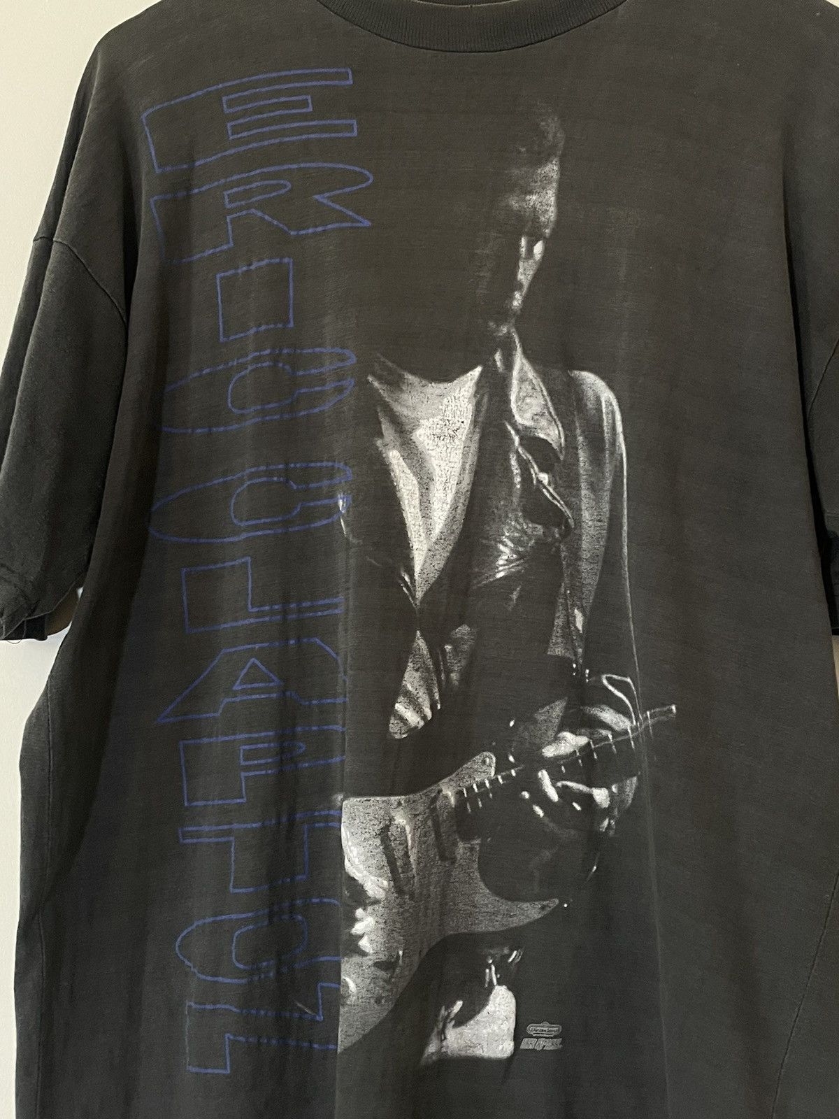 Vintage Vintage Eric Clapton Tour T-shirt Size US XL / EU 56 / 4 - 6 Thumbnail