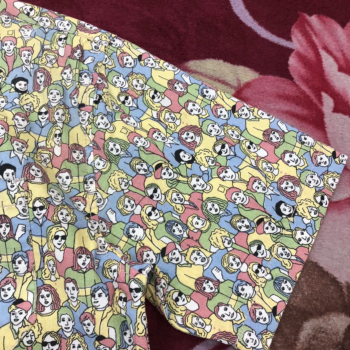 Japanese Brand Power To The People Fullprint Hippies Design Button Shirt Size US M / EU 48-50 / 2 - 5 Thumbnail