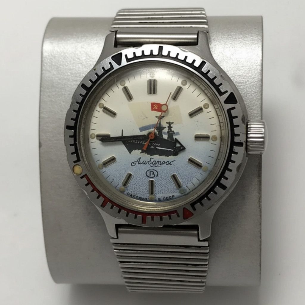 Vintage Vintage Mens Watch Vostok Amphibia Aircraft Carrier 155 Size ONE SIZE - 2 Thumbnail