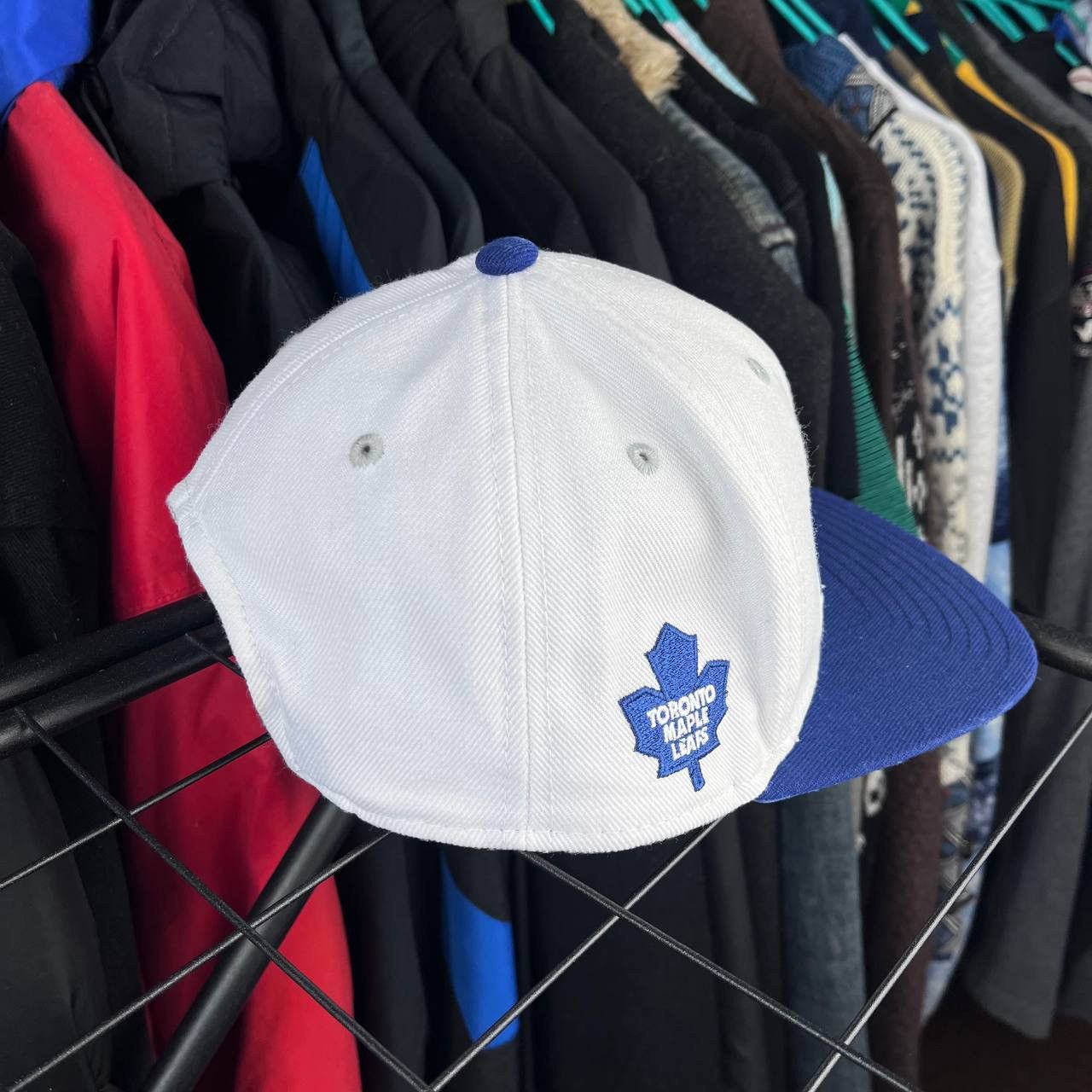 NHL × Vintage Reebok NHL Toronto Maple Leafs Cap Hat Snapback Hockey Size ONE SIZE - 5 Thumbnail