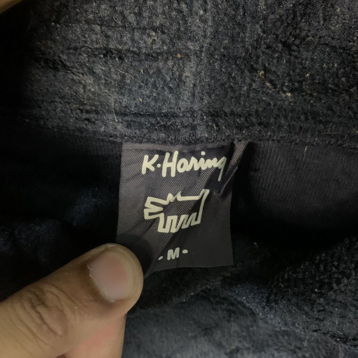 Keith Haring × Vintage Keith Haring Fleece hoodies Sweatshirt Cycles Size US M / EU 48-50 / 2 - 3 Thumbnail
