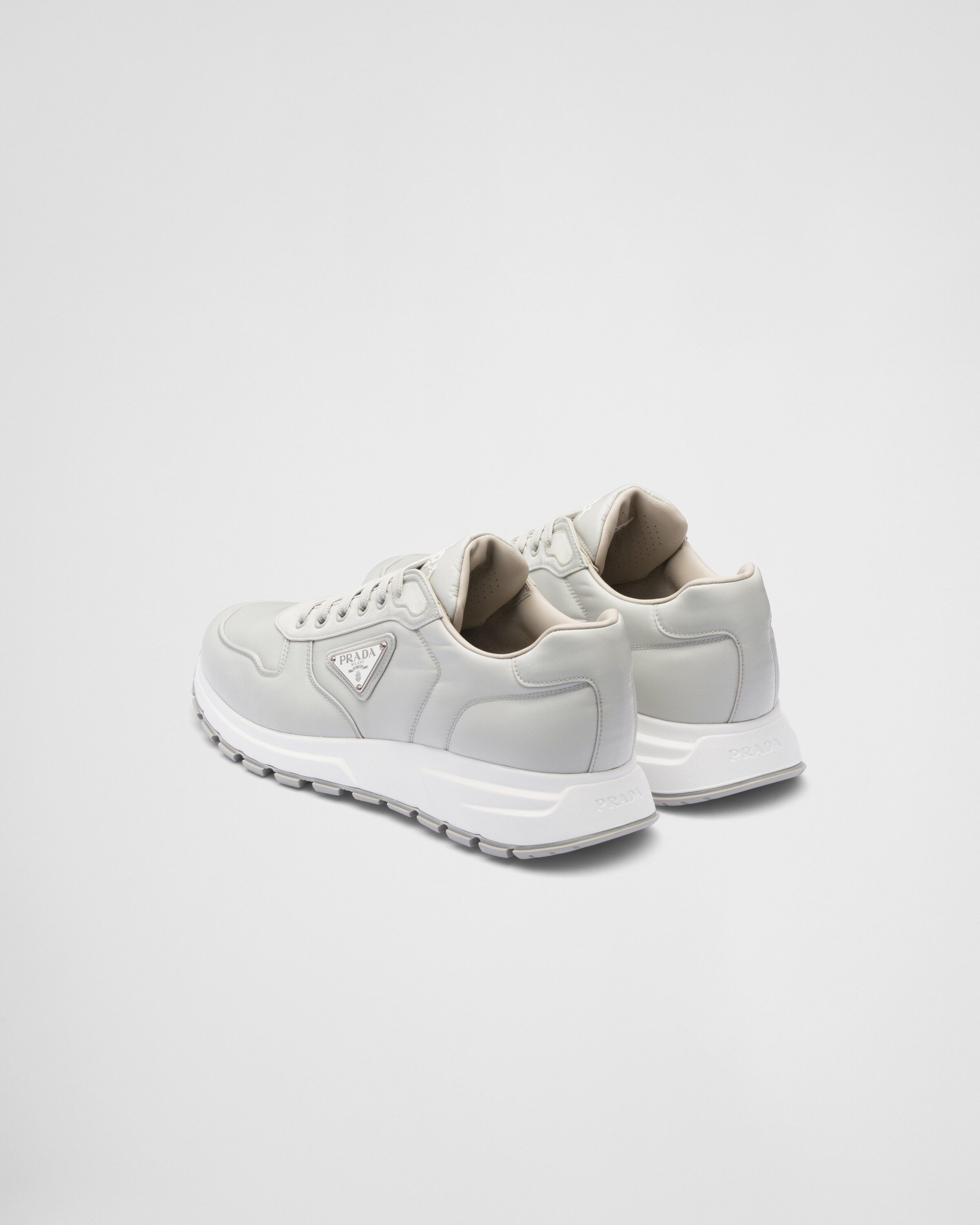 Prada o1mt1gz0325 Re-Nylon Sneakers in Light Grey Size US 10 / EU 43 - 4 Thumbnail