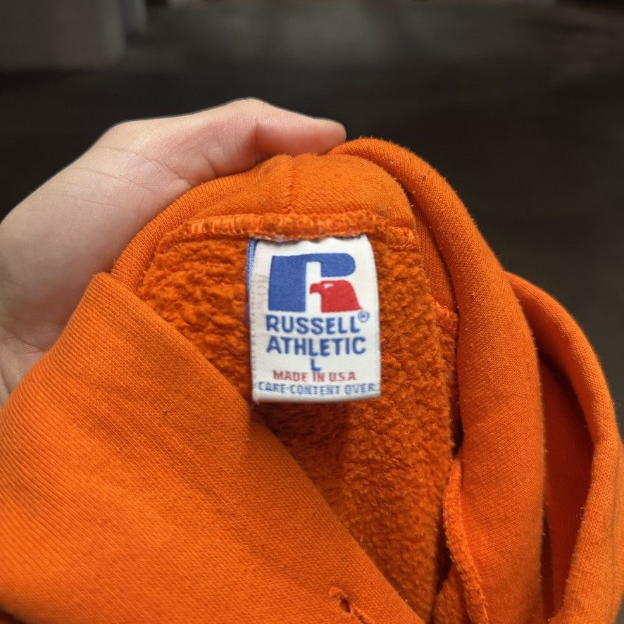 Russell Athletic Vintage 1990s Russell Athletic Hoodie Large Orange Size US L / EU 52-54 / 3 - 6 Thumbnail