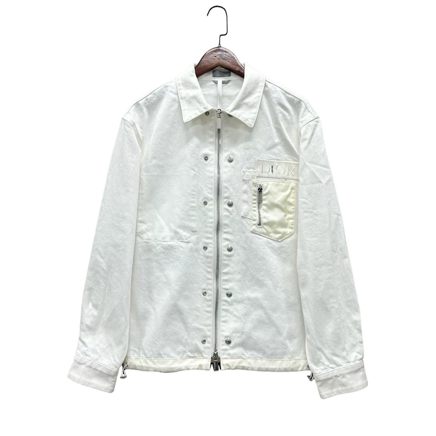 Dior Dior x Sacai Embroidered Denim Jacket Size 48 Size US M / EU 48-50 / 2 - 1 Thumbnail