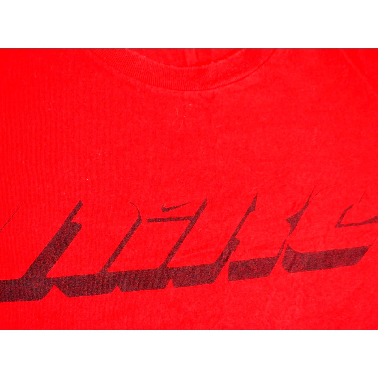Nike VINTAGE Nike Gray Tee T-Shirt 2XL Mens Grafﬁc Red Spellout Swoosh Logo 2000s Y2k Shirt Size US XXL / EU 58 / 5 - 5 Thumbnail