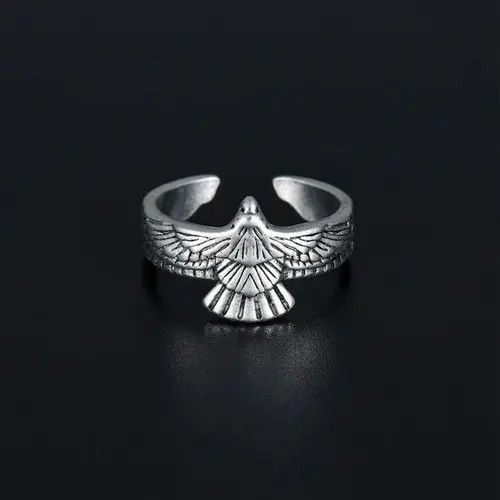 Jewelry × Vintage Eagle Punk Rock style Ring Size ONE SIZE - 1 Thumbnail