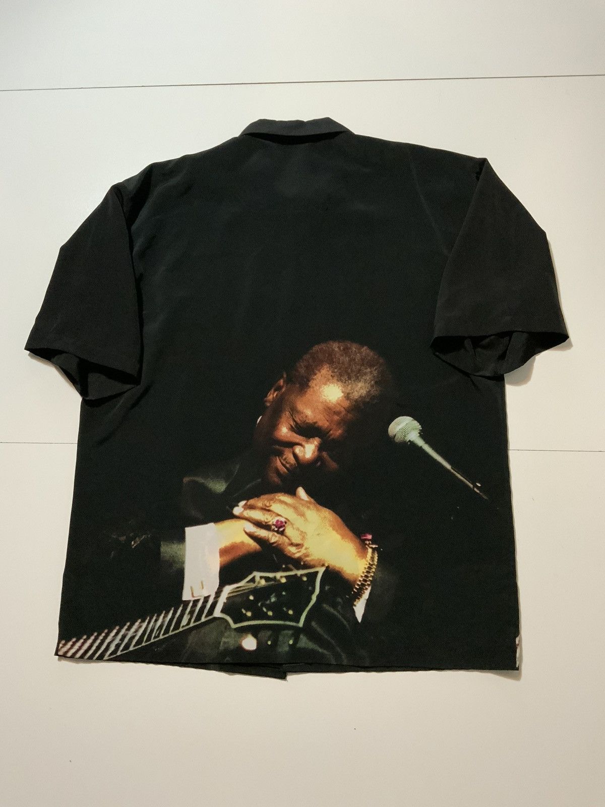 Dragonfly × Vintage Vintage Dragonfly BB King Lucille Blues Guitar Button Shirt Size US XXL / EU 58 / 5 - 2 Thumbnail
