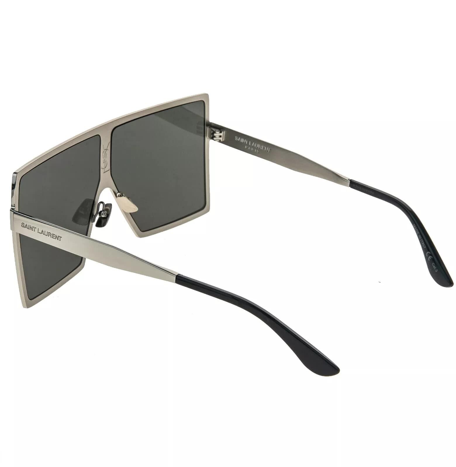 Yves Saint Laurent SAINT LAURENT BETTY SL 182 SL182 Silver 002 Sunglass YSL Size ONE SIZE - 6 Thumbnail
