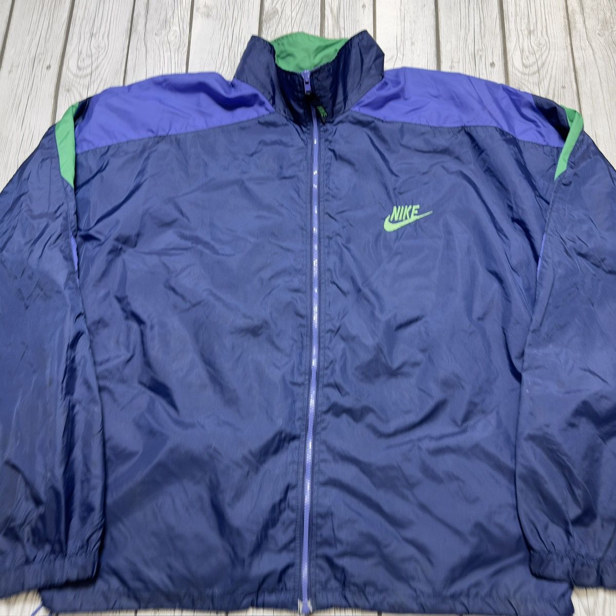 Nike × Vintage Vintage Nike jacket Size US L / EU 52-54 / 3 - 3 Thumbnail