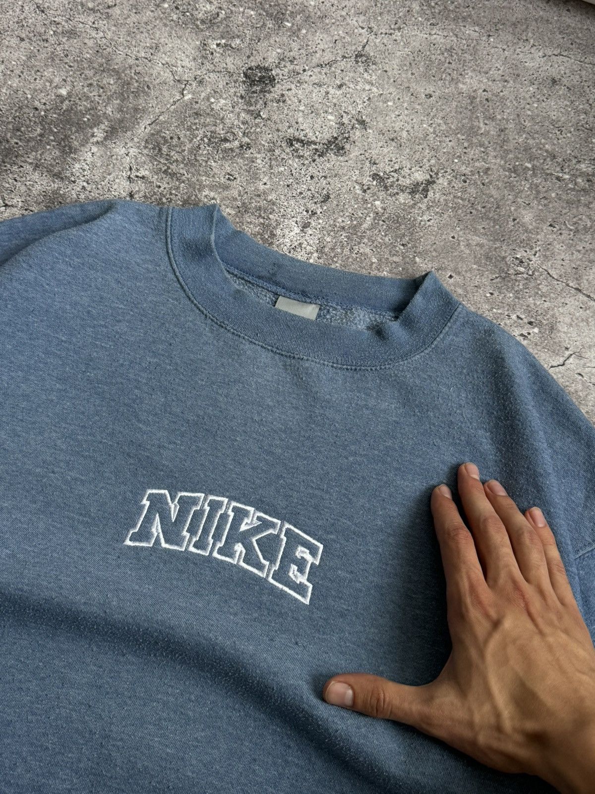 Nike × Vintage Vintage Nike oversized center logo Y2K sweatshirt Size US XL / EU 56 / 4 - 10 Thumbnail
