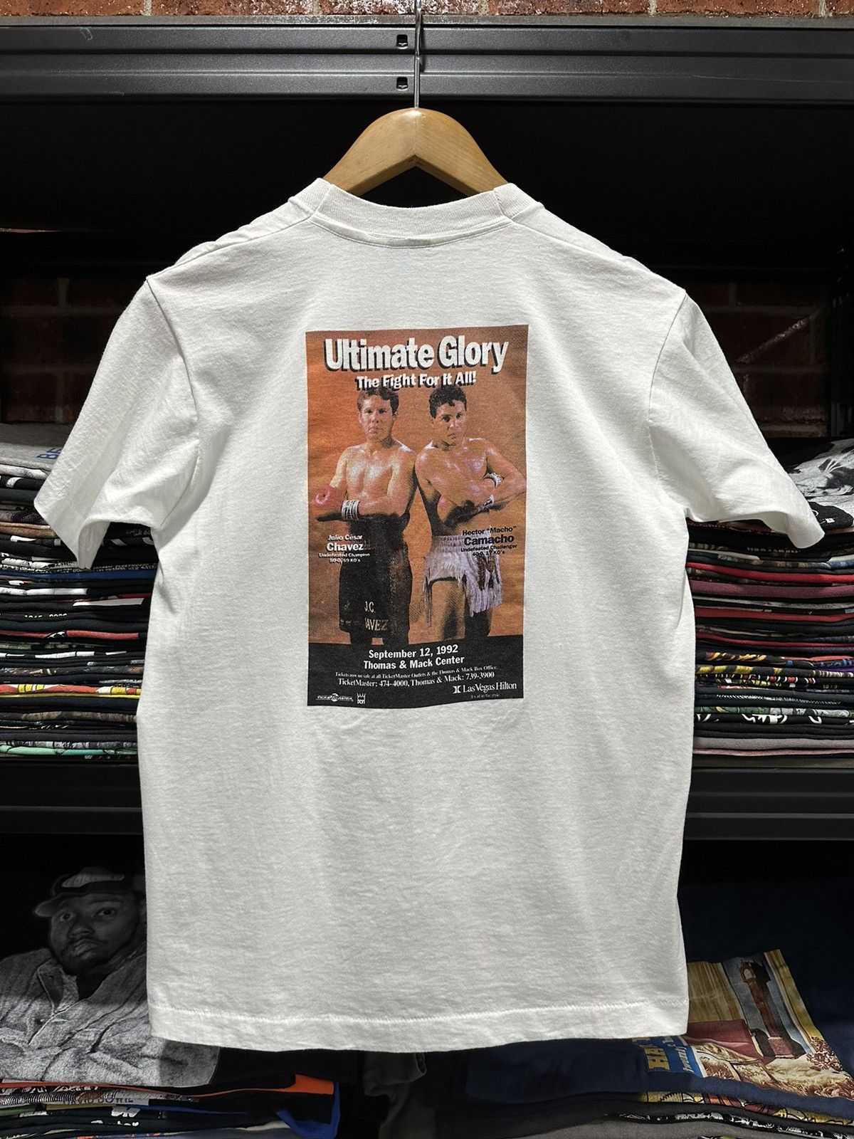 Vintage × WCW/nWo × WWF Vintage 90s Wbc Ultimate Glory Chavez Vs Camacho Tee Size US M / EU 48-50 / 2 - 1 Thumbnail