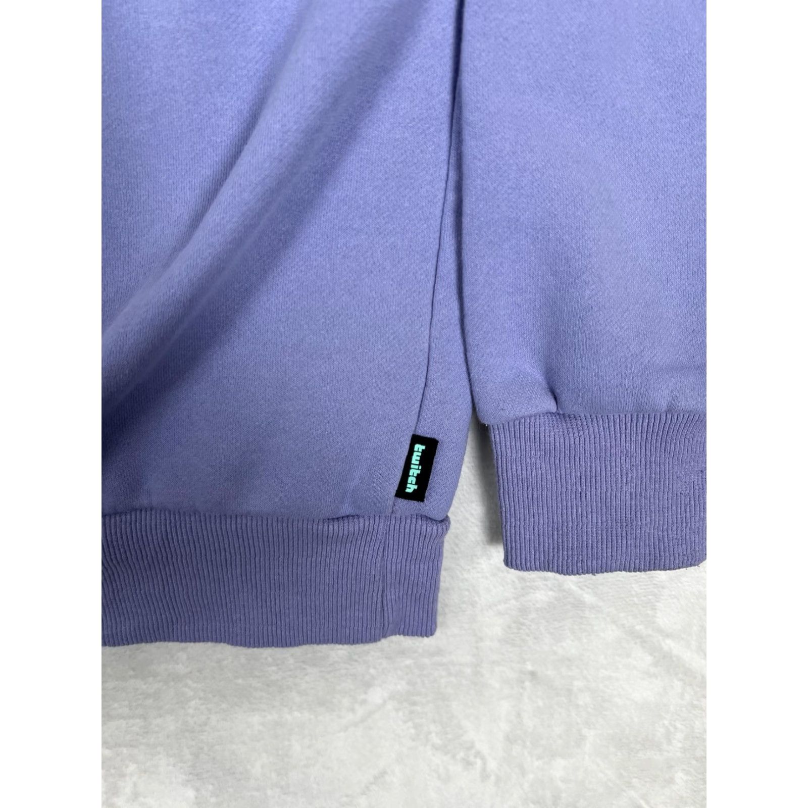 Logo 7 Twitch Sweatshirt Mens XL Purple Fleece Crewneck Pullover Graphic Logo Badges Size US XL / EU 56 / 4 - 3 Thumbnail