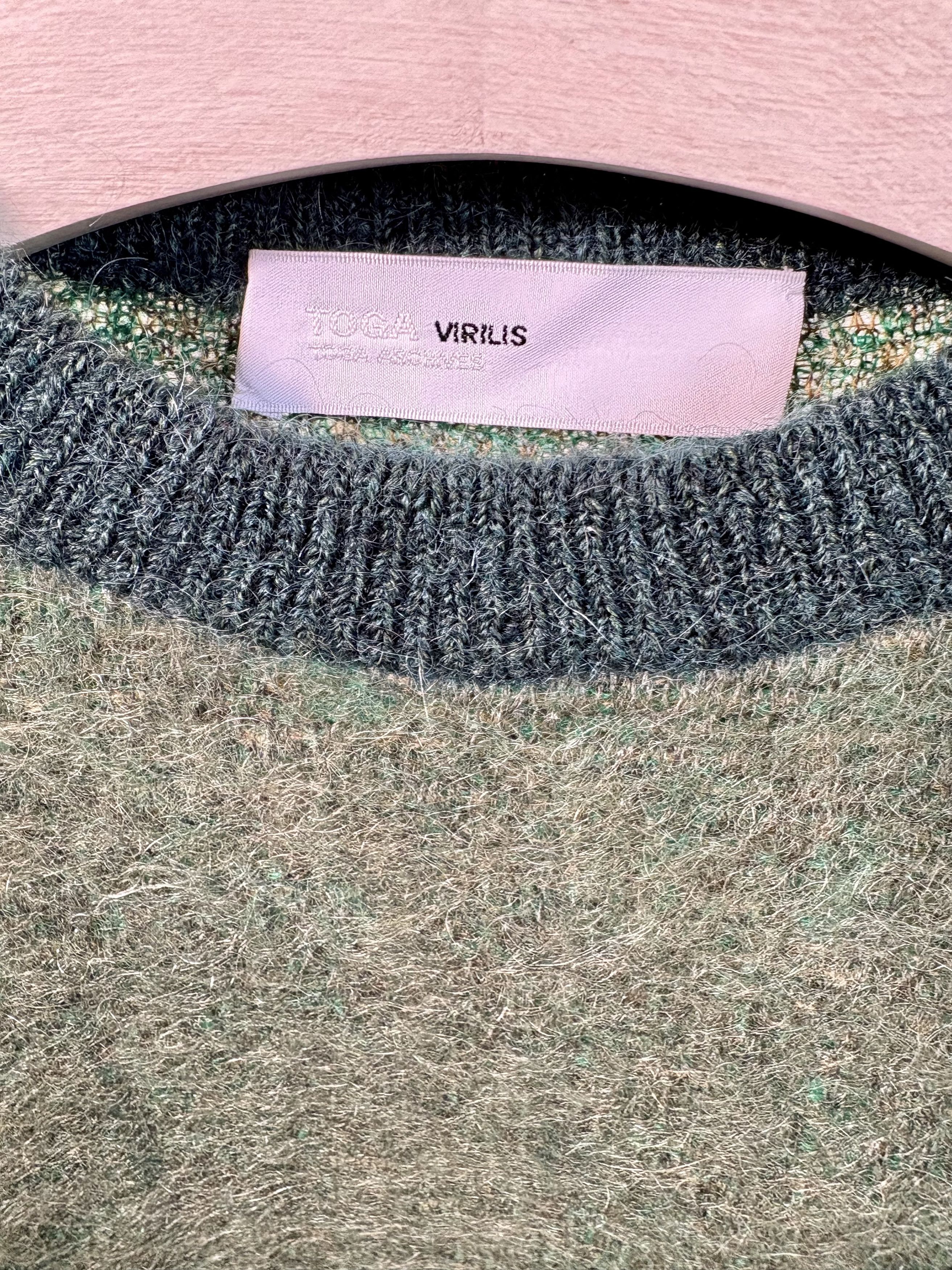 TOGA VIRILIS (Deadstock) TOGA VIRILIS Tapestry Pattern Mohair Knit Size US S / EU 44-46 / 1 - 3 Thumbnail