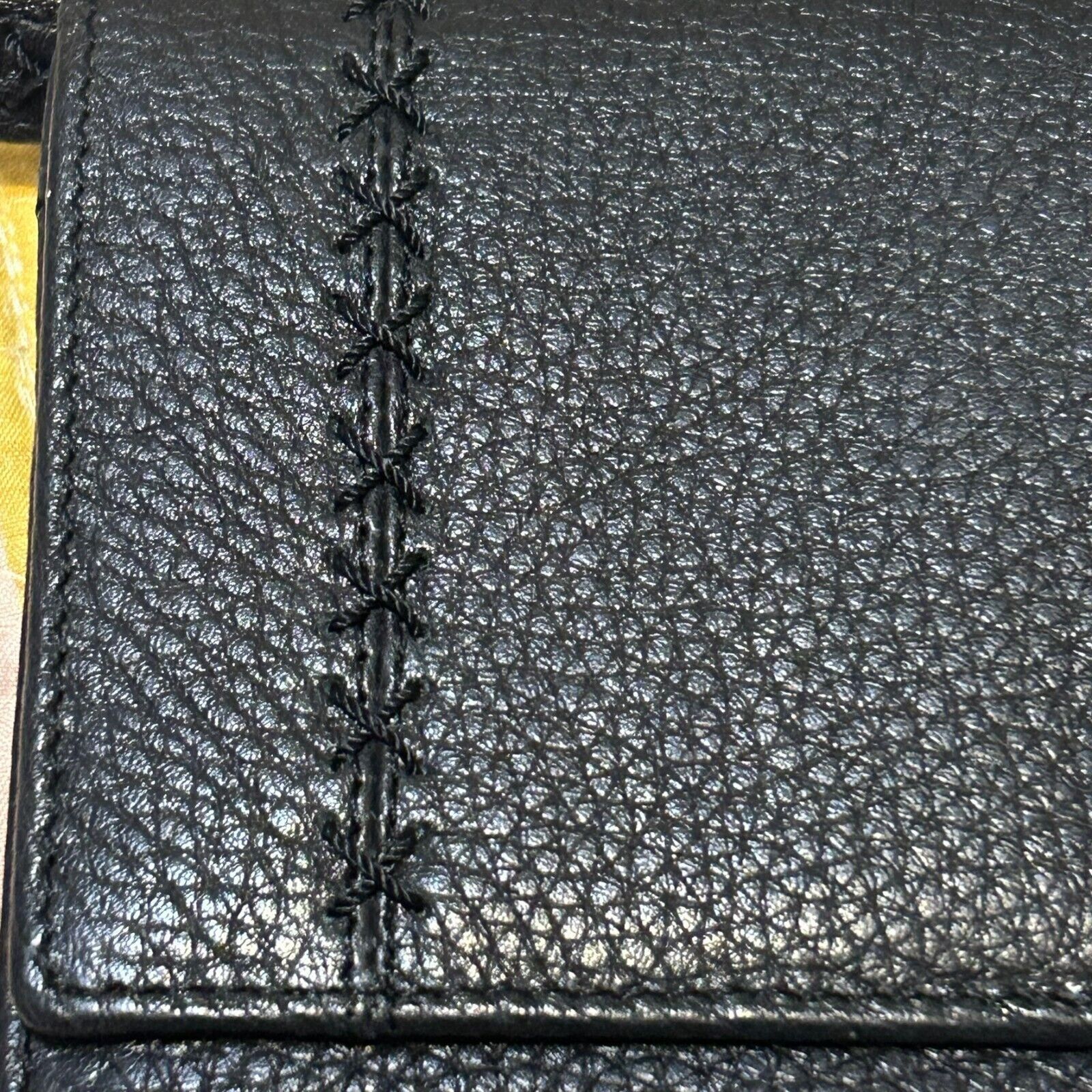 Kansai Yamamoto Kansai Yamamoto Femme Bifold Wallet Black Leather 8x4.5" Size ONE SIZE - 4 Thumbnail