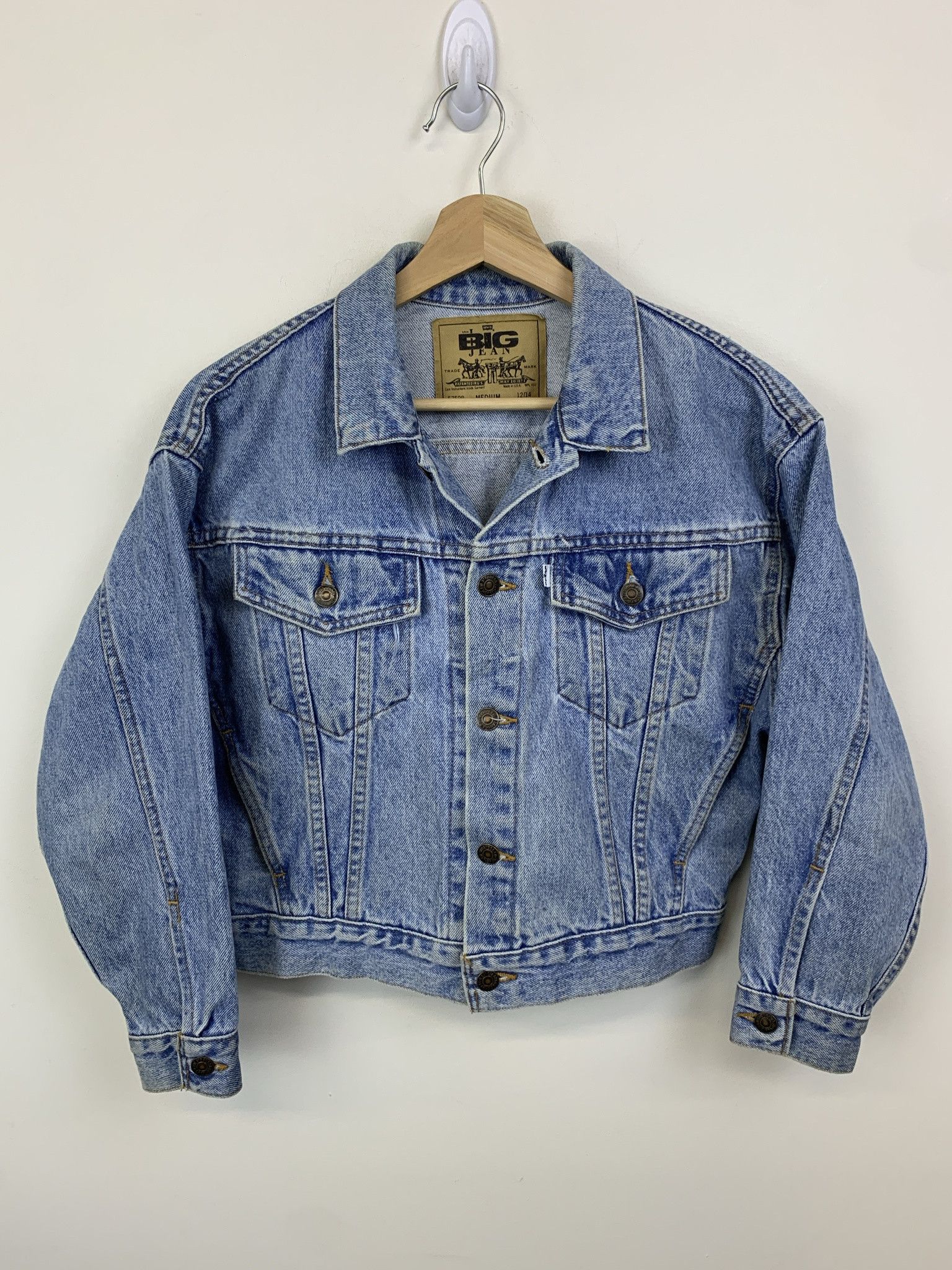 Vintage 60s Whip-O-Will White 2024 Denim Jean Jacket