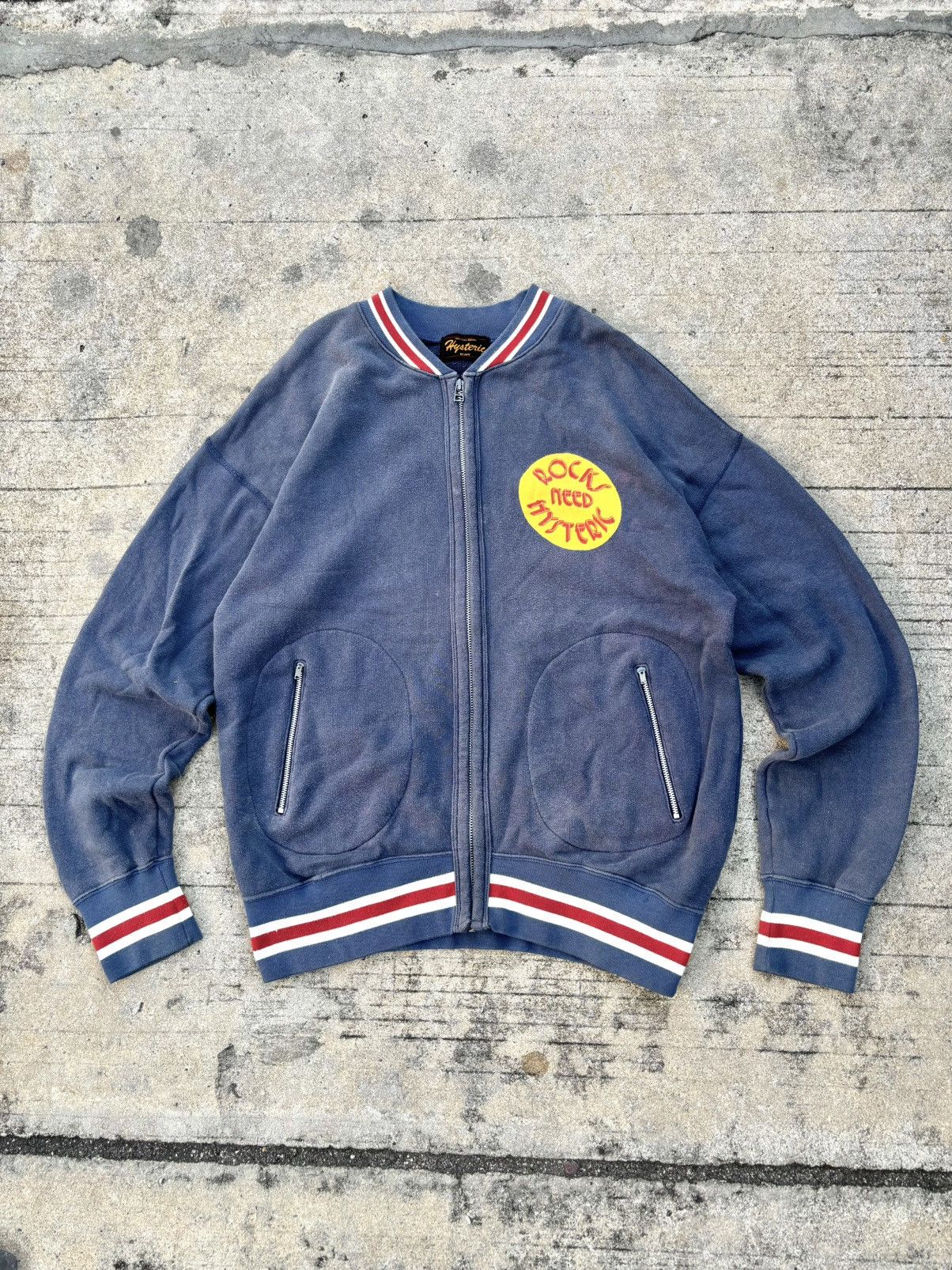 Hysteric Glamour Faded Rocks Hysteric Glamour Varsity Jacket Size US L / EU 52-54 / 3 - 1 Thumbnail