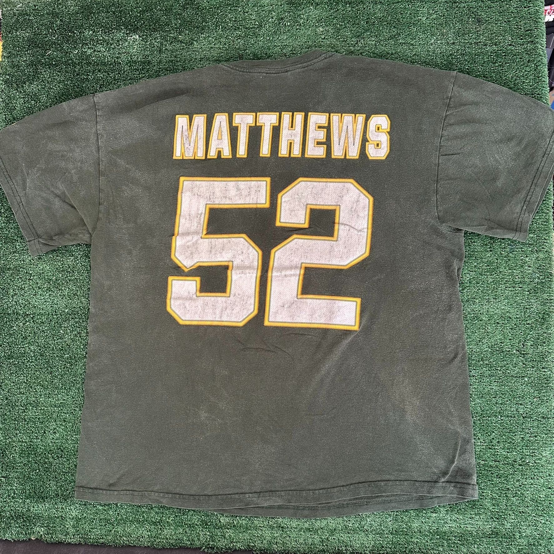 NFL Vintage Y2K NFL Green Bay Packers Jersey T-Shirt Clay Matthe Size US XL / EU 56 / 4 - 5 Thumbnail