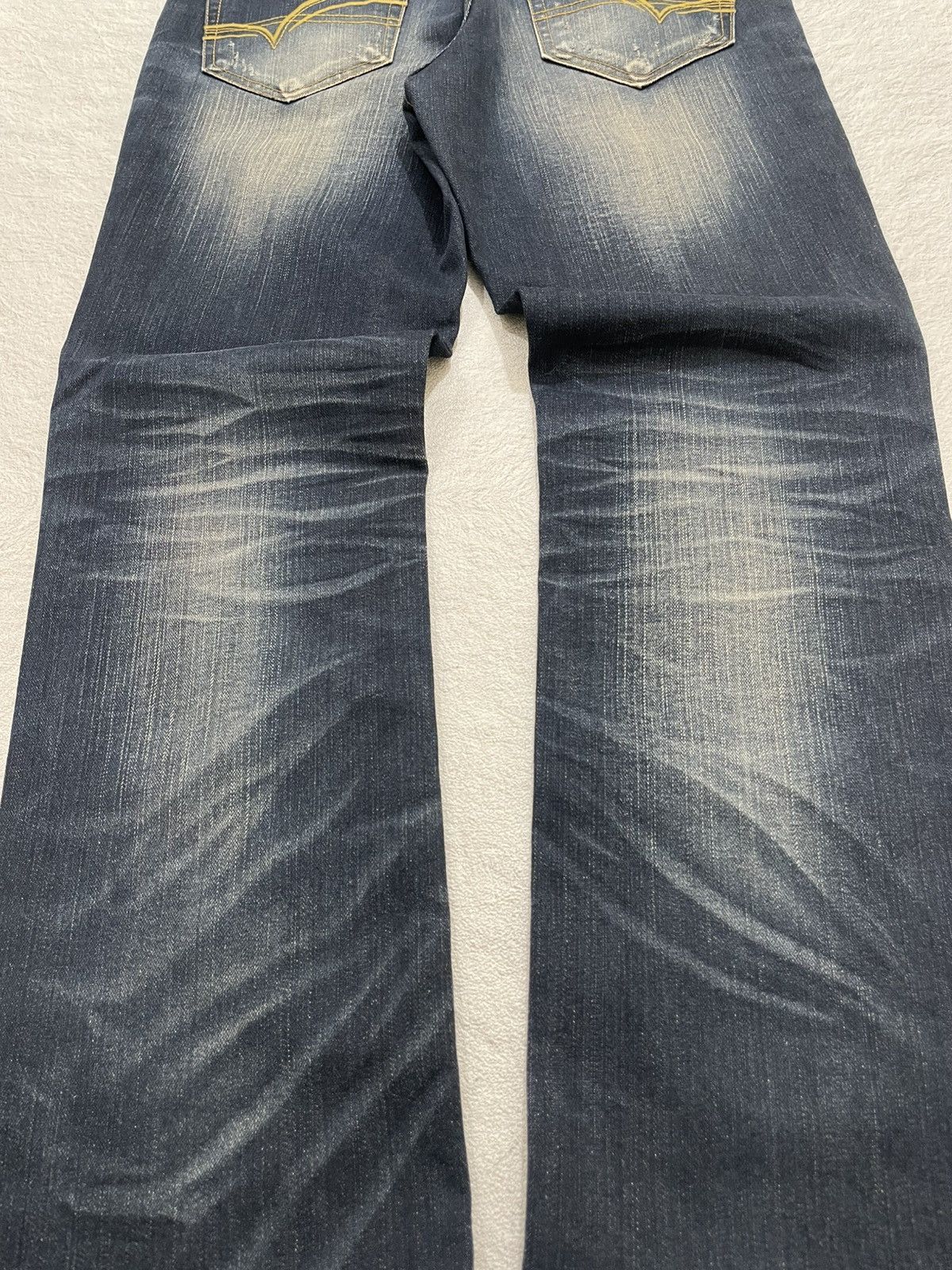 If Six Was Nine 2000s Zero-G Distressed Fading Denim Y2K Size US 32 / EU 48 - 9 Thumbnail
