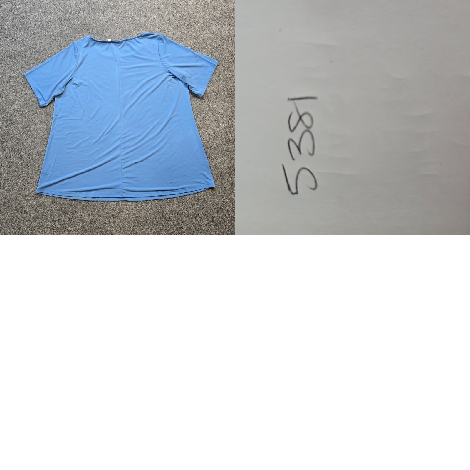 Vintage Susan Graver Top Women 1X Blue Round Neck Stretch No Iron Basic Minimal Casual Shirt Womens 1X Blue Round Neck Stretch Classic Casual Modern Size XL / US 12-14 / IT 48-50 - 8 Thumbnail