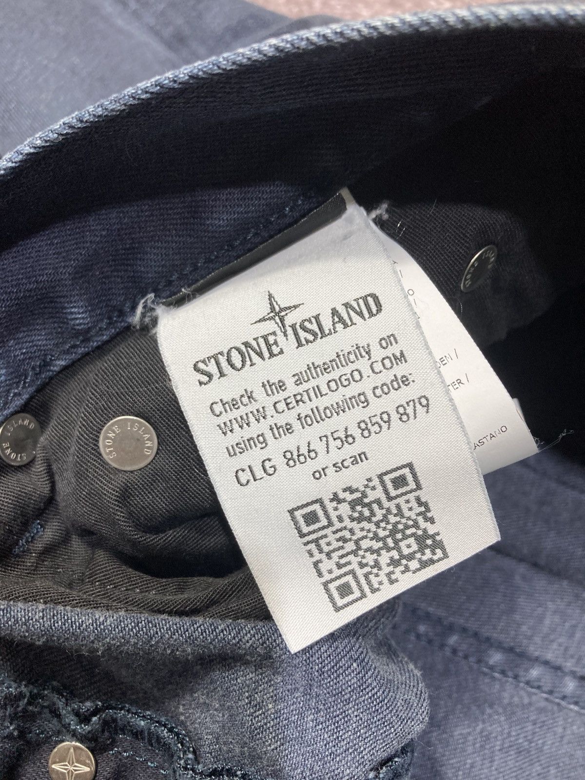 Stone Island Stone Island 2016 Dark Blue Chinos Jeans Pants Size US 31 - 9 Thumbnail