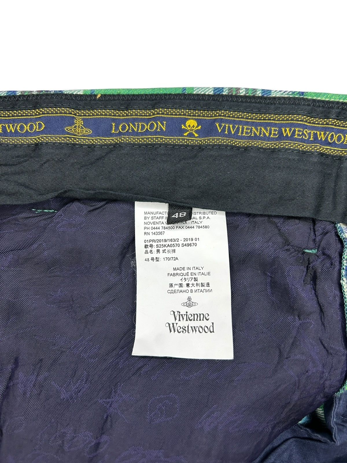 Vivienne Westwood S/S 19 Tartan Trousers Size US 32 / EU 48 - 6 Thumbnail